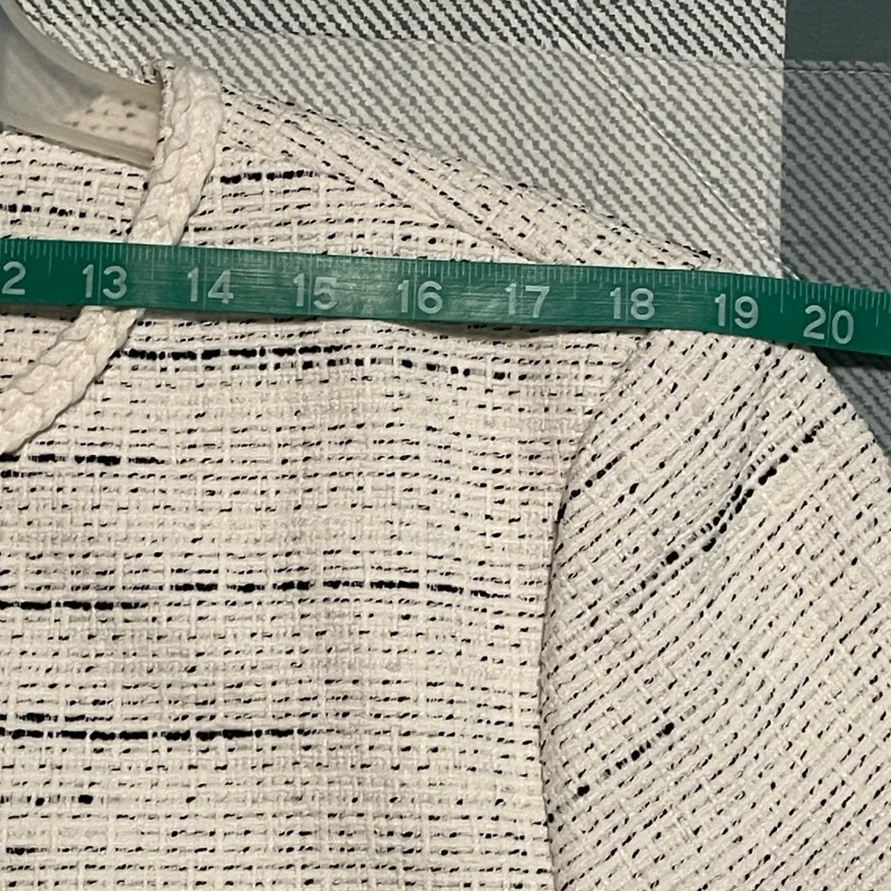 Ann Taylor Factory tweed cardigan jacket open front XXL NWT (partial) - Picture 8 of 9